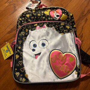 The Secret Life of Pets backpack, new with a tag, rare find